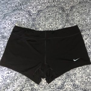 NIKE M DRI-FIT Black Spandex Shorts